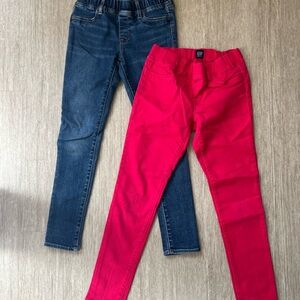 GAP Kids Denim and Pink Jeans Set